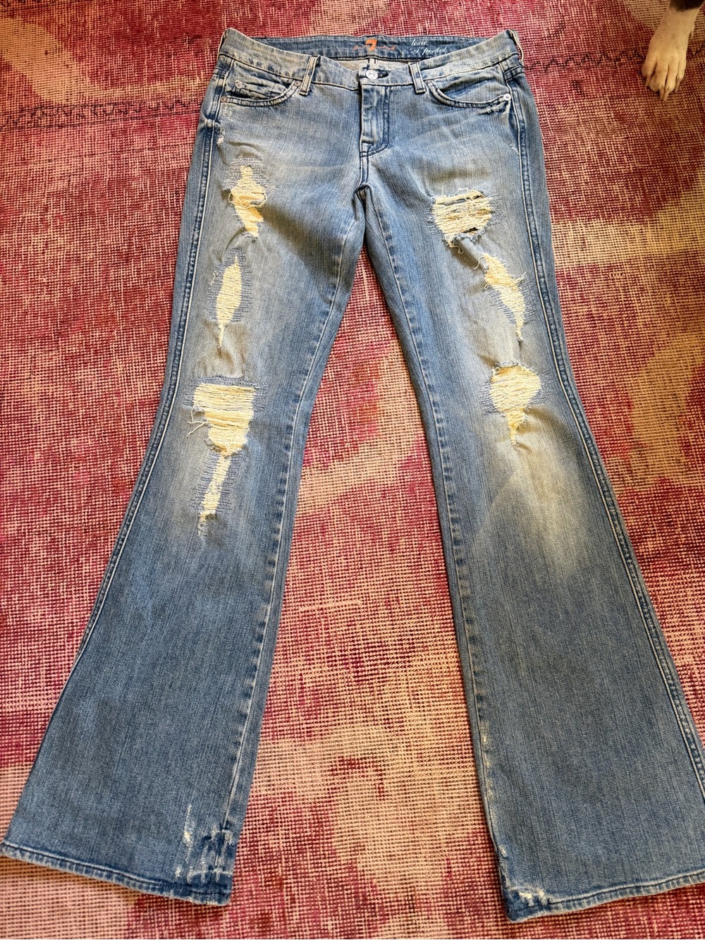 Vintage 2007 7 For All Mankind Lexie Low Rise Petite Boot Cut NWOT